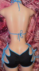 Blue and Black Dancer