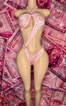Pink Dancer With Rhinestones