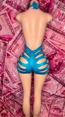 Blue Rhinestone Dancer
