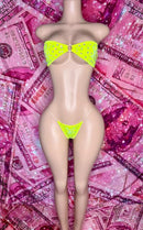 Yellow Rhinestone Dancer